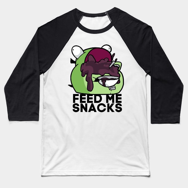 Hungry GIR Baseball T-Shirt by SBarstow Design